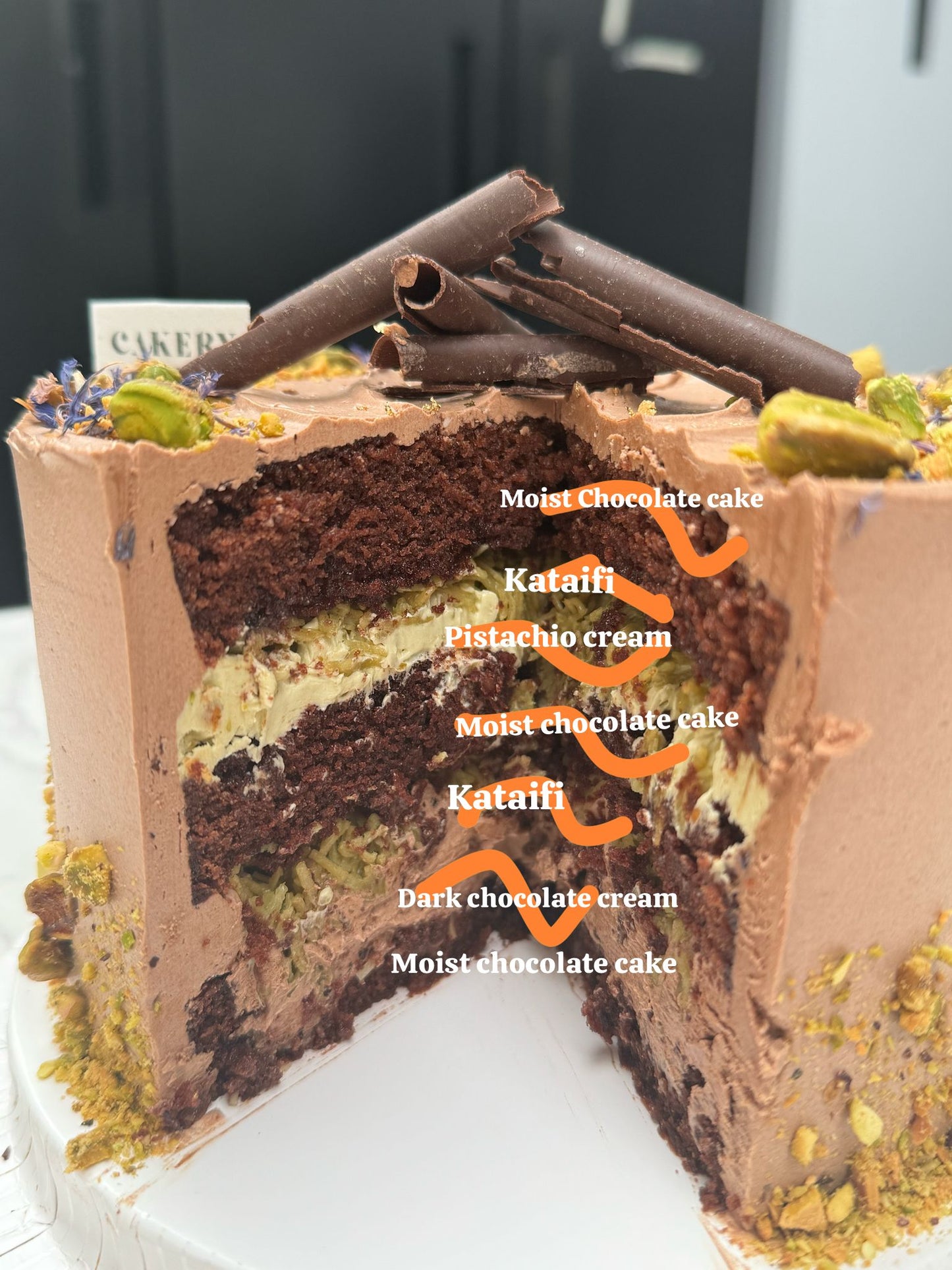 Pistachio cake (Manukau)