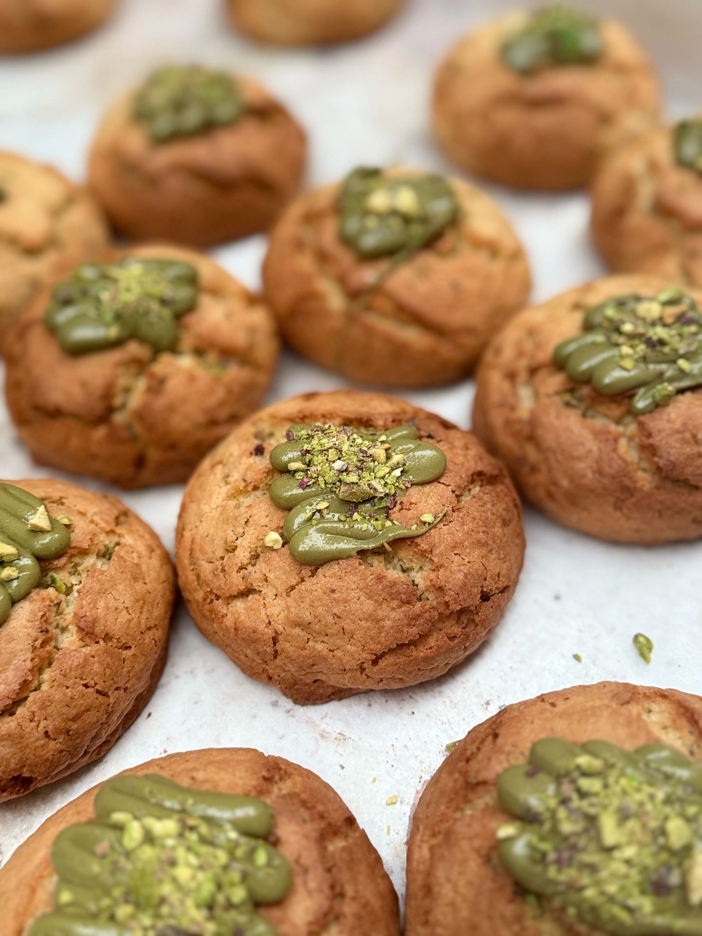 Pistachio cookies