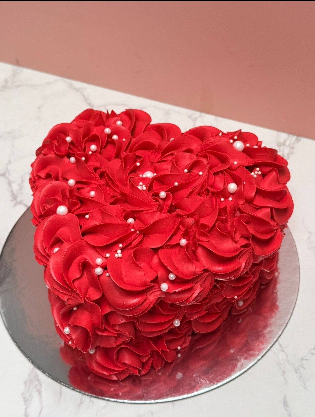 Valentine's red cake