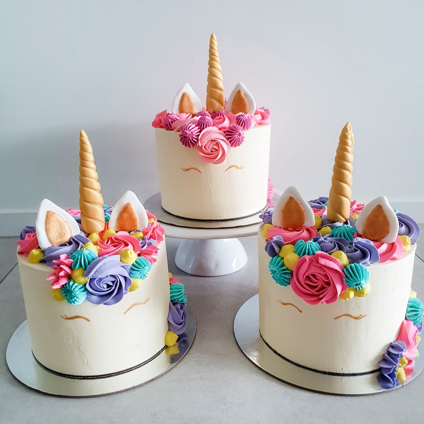 Unicorn and Rainbow Mini Cupcake Set