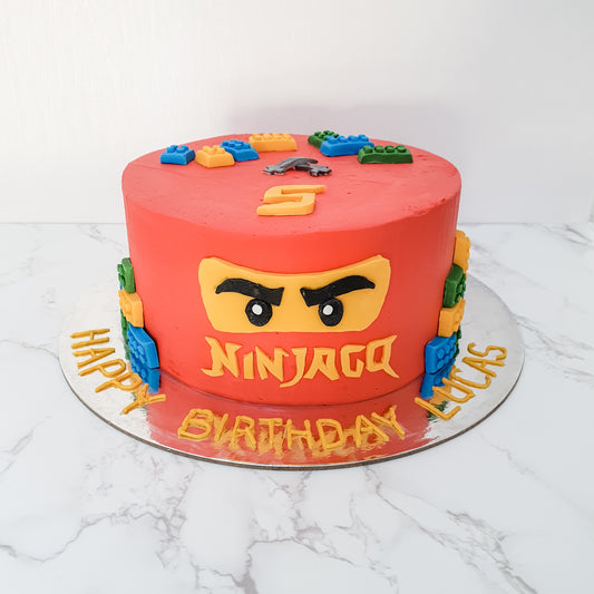 Ninjago theme cake