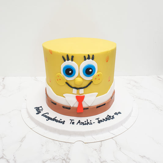 Spongebob theme cake