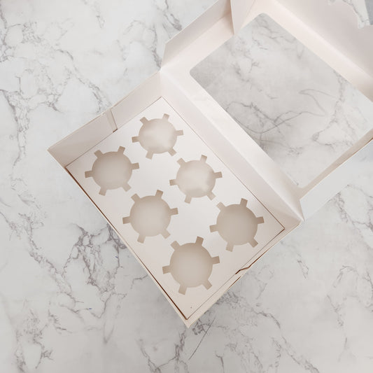Cupcake boxes (Regular Size - 6)