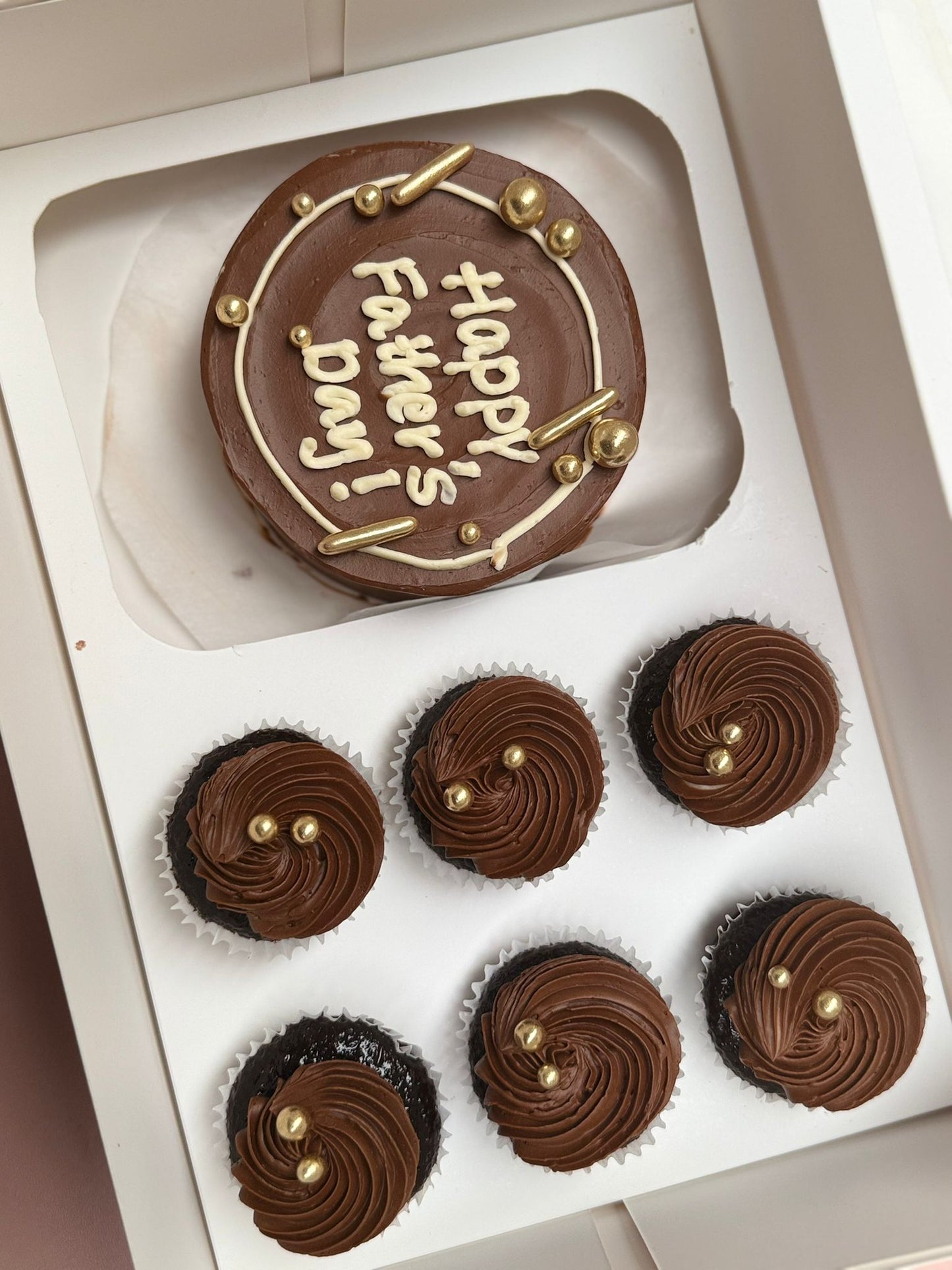 Father’s Day Chocolate Bento & Cupcake Box