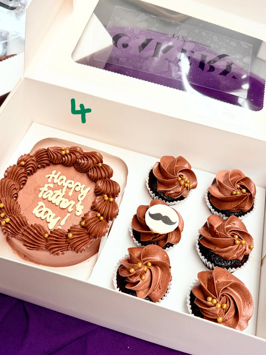Father’s Day Bento Cake with Mini Cupcake's