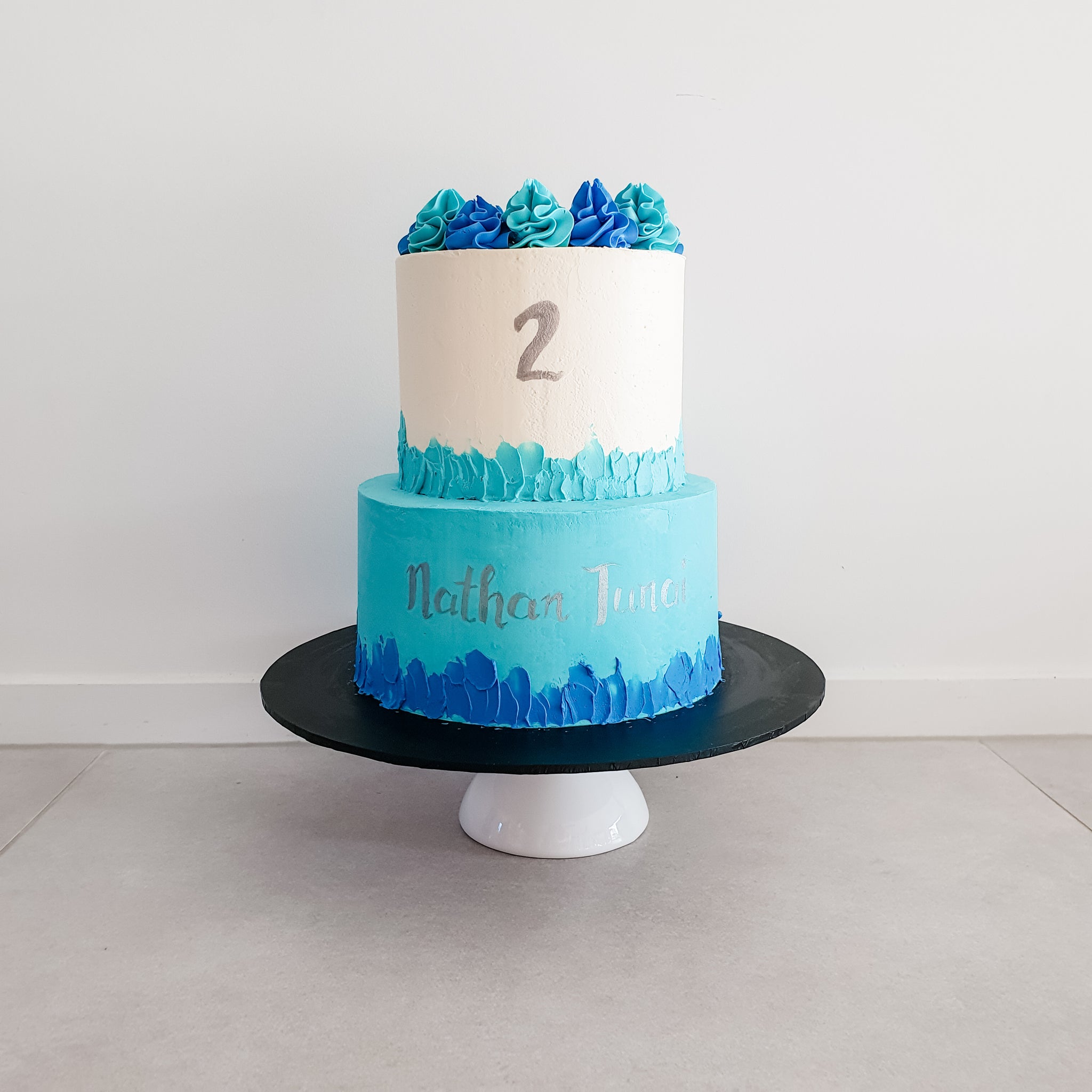 Two Tier Birthday Cake | Edita's Cakes