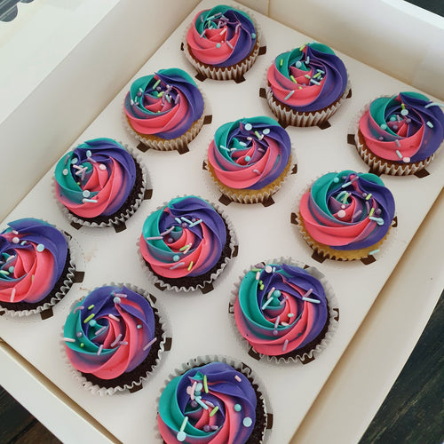 Mermaid Sprinkles Cupcakes