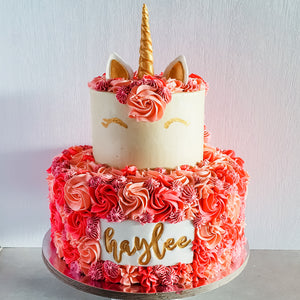 Two-tier Unicorn Cake