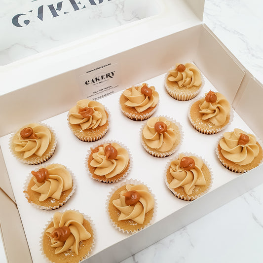 Salted Caramel Mini Cupcakes